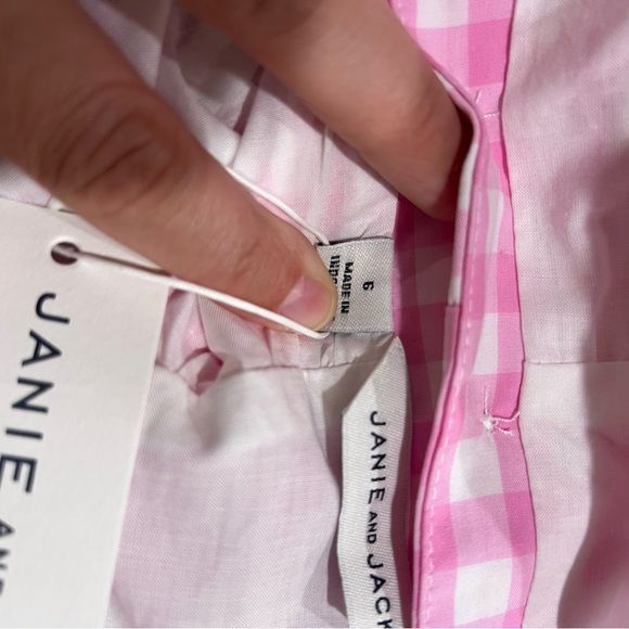 Janie and Jack gingham top NWT - Picture 4 of 5